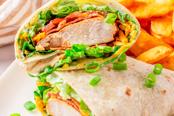 Delicious chicken wraps in Whitman MA