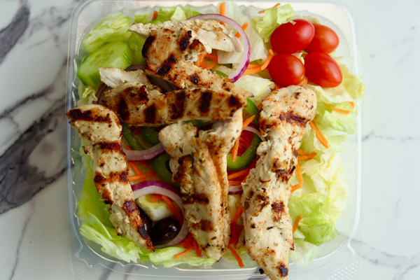 Fresh salads at Napoli Pizza Whitman MA